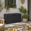 Coffre de jardin en résine 340L anthracite