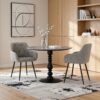 Chaises vintage en similicuir avec accoudoirs - lots de 2, 4 ou 6