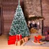 Sapin de Noël artificiel enneigé 213 cm - 870 branches - AUTOFOREVER