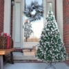 Sapin de Noël artificiel enneigé 213 cm - 870 branches - AUTOFOREVER