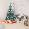 Sapin de Noël artificiel enneigé 213 cm - 870 branches - AUTOFOREVER
