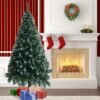 Sapin de Noël artificiel enneigé 180 cm - 650 branches - AUTOFOREVER