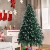 Sapin de Noël artificiel enneigé 180 cm - 650 branches - AUTOFOREVER
