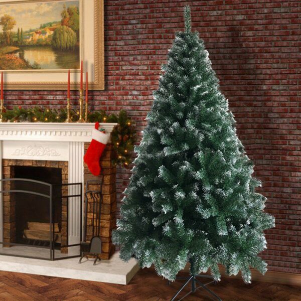 Sapin de Noël artificiel enneigé 180 cm - 650 branches - AUTOFOREVER