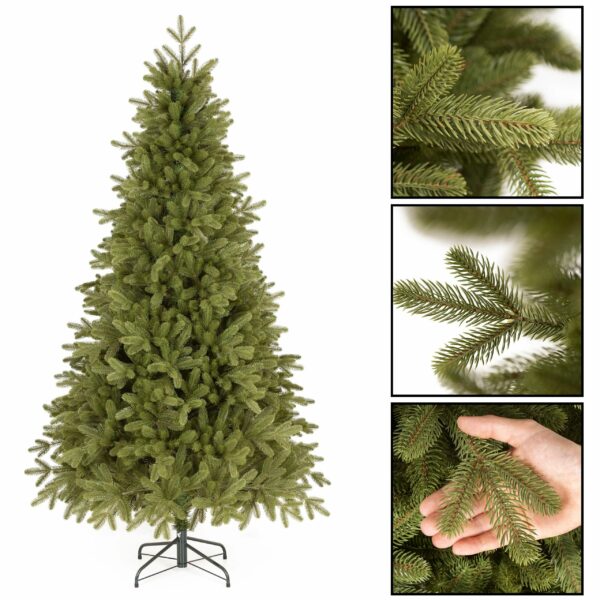 590cb158-b8ee-4216-8fce-1ee810394b11_2560x2560.jpeg.format Sapin de Noël artificiel PE/PVC 210 cm - 713 pointes - SPRINGOS CT0289