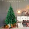 Sapin de Noël artificiel vert en PVC - 180, 210 ou 240 cm - HENGMEI