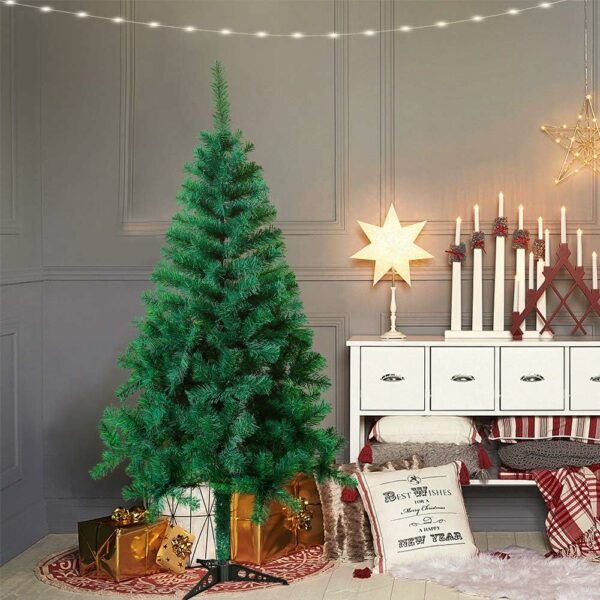Sapin de Noël artificiel vert en PVC - 180, 210 ou 240 cm - HENGMEI