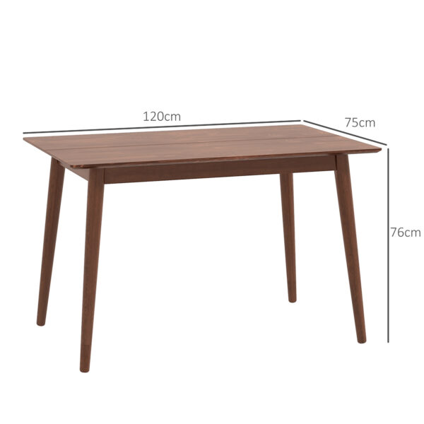 Table à manger 120 × 75 cm - pin massif marron