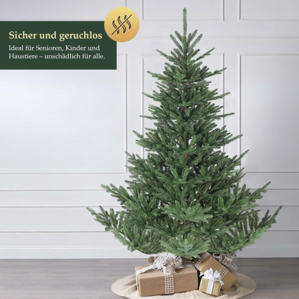 6c2f989e2b66465ca36dd4d46d6e5c34-goods Sapin de Noël artificiel à aiguilles moulées PE/PVC - 180 ou 210 cm - SALCAR