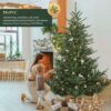 c0f9865f08724e5fbf1f7d86e455672b-goods Sapin de Noël artificiel à aiguilles moulées PE/PVC - 180 ou 210 cm - SALCAR
