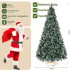 Sapin de Noël artificiel enneigé - 150, 240 ou 270 cm - LIFERUN