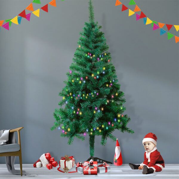 Sapin de Noël artificiel vert en PVC - 180, 210 ou 240 cm - HENGMEI