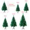 Sapin de Noël artificiel vert en PVC - 180, 210 ou 240 cm - HENGMEI